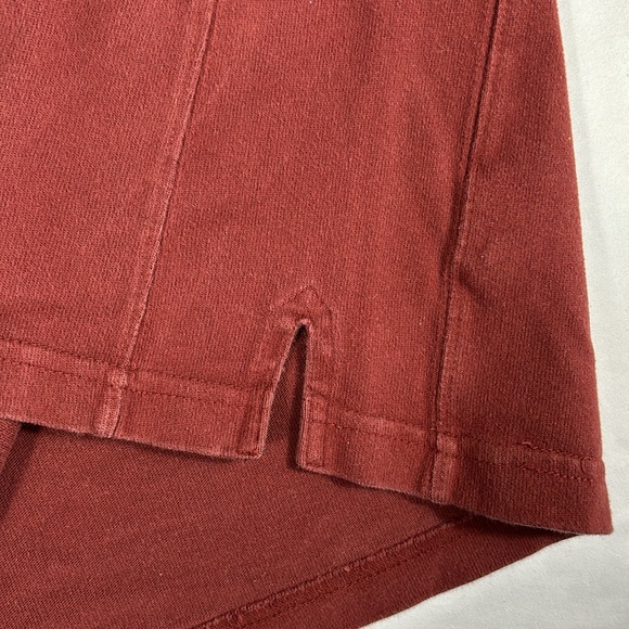 Columbia Men's Long Sleeve Henley, 100% Cotton Shirt, Rust Colored, Size XL - Picture 3 of 9